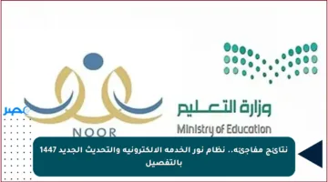 نتائج مفاجئة.. نظام نور الخدمة الإلكترونية والتحديث الجديد 1447 بالتفصيل